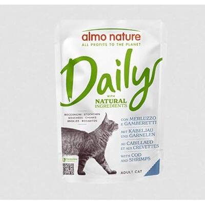 almo nature Daily Menu Chat avec COD et Les crevettes 70 Gpack de 30 - Publicité almo nature Daily Menu Chat avec COD et Les crevettes 70 Gpack de 30 - Publicité