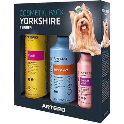 Pack Soin Yorkshire Artero - Shampoo & Après-shampoing - Publicité Pack Soin Yorkshire Artero - Shampoo & Après-shampoing - Publicité