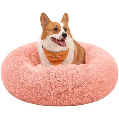 Feandrea - PGW037G01 - Rose - 80x80x20 cm - Lit pour chien - Publicité Feandrea - PGW037G01 - Rose - 80x80x20 cm - Lit pour chien - Publicité