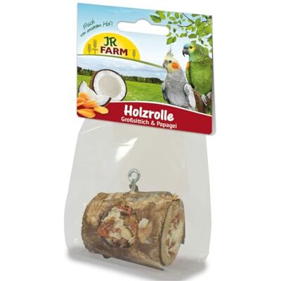 Rondelle en bois pour oiseaux JR Farm - Carottes & Noix de coco - Perroquets et Perruches - Publicité Rondelle en bois pour oiseaux JR Farm - Carottes & Noix de coco - Perroquets et Perruches - Publicité