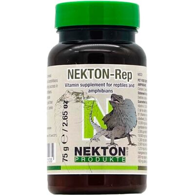 Nekton Rep 75g Vitamines pour Reptiles & Amphibiens - Publicité Nekton Rep 75g Vitamines pour Reptiles & Amphibiens - Publicité