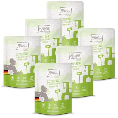 Nourriture humide pour chats Mjamjam 114026 Sans céréales - Publicité Nourriture humide pour chats Mjamjam 114026 Sans céréales - Publicité