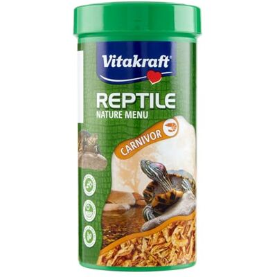 Vitakraft Nourriture Naturelle pour de Nombreuses Tortues et Autres Reptiles Carnivore Reptiles Nature Menu (1 x 250 ML) - Publicité Vitakraft Nourriture Naturelle pour de Nombreuses Tortues et Autres Reptiles Carnivore Reptiles Nature Menu (1 x 250 ML) - Publicité