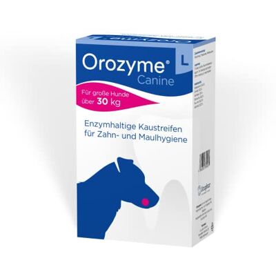 Orozyme Canine Kauwstrips - L 141 g - Friandise pour chiens - Publicité Orozyme Canine Kauwstrips - L 141 g - Friandise pour chiens - Publicité