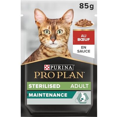 Purina Pro Plan Nutri Savour Chat Adulte Stérilisé - Aliments Humides - Publicité Purina Pro Plan Nutri Savour Chat Adulte Stérilisé - Aliments Humides - Publicité