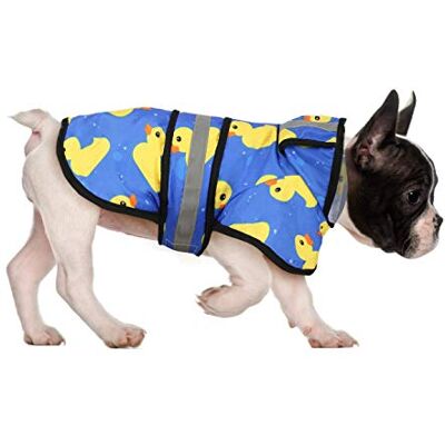 HDE Manteau de Pluie à Capuche pour Chiens et Chiots de Petite à XL (Canards en Caoutchouc, Taille S) - Publicité HDE Manteau de Pluie à Capuche pour Chiens et Chiots de Petite à XL (Canards en Caoutchouc, Taille S) - Publicité