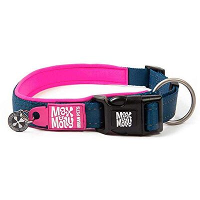 Collier pour chien Max & Molly Matrix Smart ID - 28-45cm Rose - Publicité Collier pour chien Max & Molly Matrix Smart ID - 28-45cm Rose - Publicité