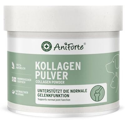 AniForte CollaMove Collagen Joint Powder for Chiens 250g Poudre de pêche de Haute qualité, Poisson Sauvage pêché contrôlé, peptides de collagène pour Les articulations, agilité et Joie de Mouvement - Publicité AniForte CollaMove Collagen Joint Powder for Chiens 250g Poudre de pêche de Haute qualité, Poisson Sauvage pêché contrôlé, peptides de collagène pour Les articulations, agilité et Joie de Mouvement - Publicité
