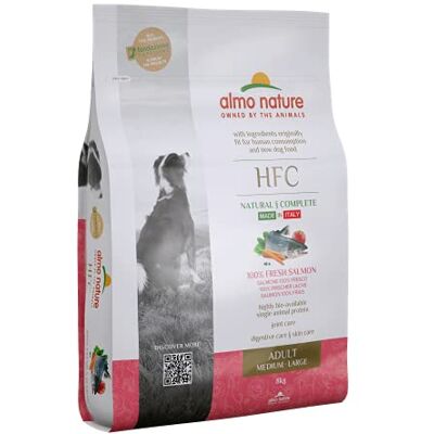 almo nature HFC Dog M-L. Croquettes pour Chien Adultes de Moyenne et Grande Taille au Saumon Frais. 8 Kg - Publicité almo nature HFC Dog M-L. Croquettes pour Chien Adultes de Moyenne et Grande Taille au Saumon Frais. 8 Kg - Publicité
