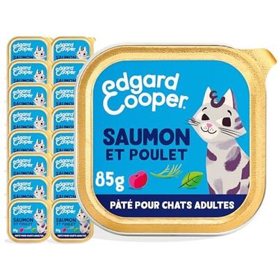 Nourriture pour chats Saumon & Poulet Edgard & Cooper - Nourriture pour chats - Publicité Nourriture pour chats Saumon & Poulet Edgard & Cooper - Nourriture pour chats - Publicité
