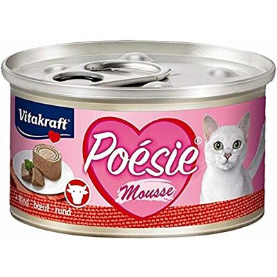 Vitakraft pour Chat Bœuf mousse - Publicité Vitakraft pour Chat Bœuf mousse - Publicité