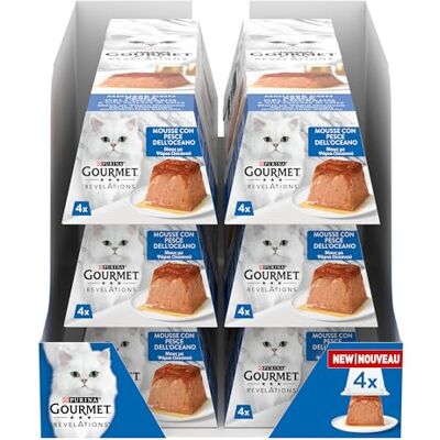 Gourmet Revelations Nourriture Humide pour Chats avec Poisson D'océan, 24 Boîtes de 57 g - Publicité Gourmet Revelations Nourriture Humide pour Chats avec Poisson D'océan, 24 Boîtes de 57 g - Publicité