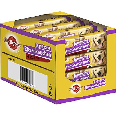 Friandises pour chiens Pedigree Jumbone Os géants au bœuf & volaille 12 pcs - Publicité Friandises pour chiens Pedigree Jumbone Os géants au bœuf & volaille 12 pcs - Publicité