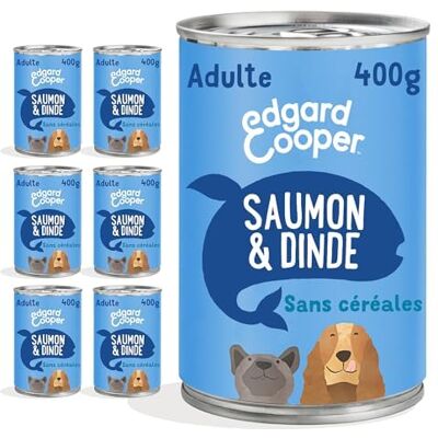 Edgard & Cooper Poche Saumon & Dinde - Nourriture pour Chien - Publicité Edgard & Cooper Poche Saumon & Dinde - Nourriture pour Chien - Publicité