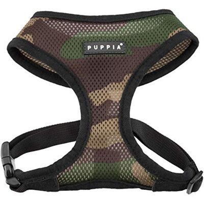 Puppia Harnais Doux pour Chien Taille S Camouflage - Publicité Puppia Harnais Doux pour Chien Taille S Camouflage - Publicité