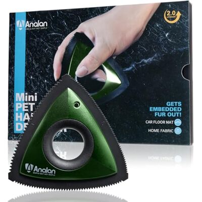 ANALAN Brosse Anti Poils Animaux, Mini Epilateur de Poils d'animaux pour Chiens et Chats, Brosse pour Voitures, Tapis, Peluches, Canapé et Meubles (Green) - Publicité ANALAN Brosse Anti Poils Animaux, Mini Epilateur de Poils d'animaux pour Chiens et Chats, Brosse pour Voitures, Tapis, Peluches, Canapé et Meubles (Green) - Publicité