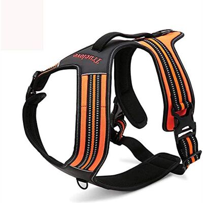 Truelove Security - Security - Orange - M (60-72 cm) - Harnais pour chien - Publicité Truelove Security - Security - Orange - M (60-72 cm) - Harnais pour chien - Publicité