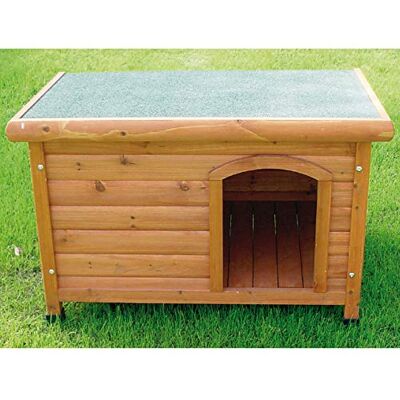 CROCI Abri en bois pour chien 85x57x58 - Abri pour chien - Publicité CROCI Abri en bois pour chien 85x57x58 - Abri pour chien - Publicité
