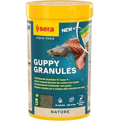 Sera Sera Guppy Gran Veggie - Nourriture pour Poissons - 120 GR - Publicité Sera Sera Guppy Gran Veggie - Nourriture pour Poissons - 120 GR - Publicité