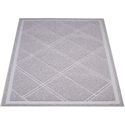 Amazon Basics Tapis pour bac à litière, 61 x 88,9 cm, Sans parfum, Gris - Publicité Amazon Basics Tapis pour bac à litière, 61 x 88,9 cm, Sans parfum, Gris - Publicité