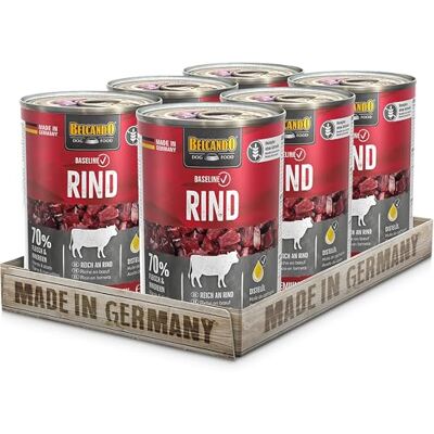 BELCANDO - Baseline - Premium - 6x boîtes - nourriture pour chiens - Publicité BELCANDO - Baseline - Premium - 6x boîtes - nourriture pour chiens - Publicité