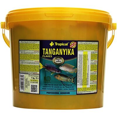 TROPICAL Flocons du Lac Tanganyika - Nourriture pour Poissons - 5 litres - Publicité TROPICAL Flocons du Lac Tanganyika - Nourriture pour Poissons - 5 litres - Publicité