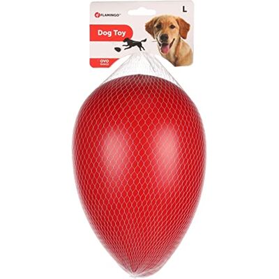 Jouet Chien Oeuf OVO Rouge - Durable et Imprévisible - Publicité Jouet Chien Oeuf OVO Rouge - Durable et Imprévisible - Publicité