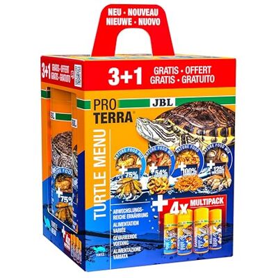 JBL - PROTERRA TURTLE Menu - 250ml - 3+1 - Nourriture pour animaux - Publicité JBL - PROTERRA TURTLE Menu - 250ml - 3+1 - Nourriture pour animaux - Publicité