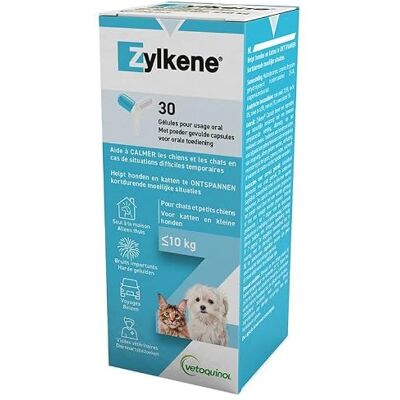 Vetoquinol Zylkene Plus 75 Supplément pour Chiens - Supplément pour Chiens - Publicité Vetoquinol Zylkene Plus 75 Supplément pour Chiens - Supplément pour Chiens - Publicité