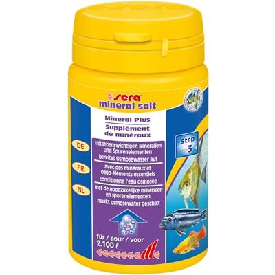 SERA mineral salt 100 ml (105 g) - Publicité SERA mineral salt 100 ml (105 g) - Publicité