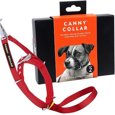 Canny - Collier pour Chiens Taille 2 - Rouge - Anti-tracción - Publicité Canny - Collier pour Chiens Taille 2 - Rouge - Anti-tracción - Publicité
