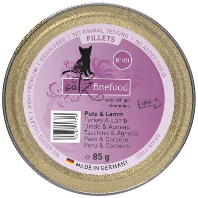 Nourriture pour chats en gelée de dinde poulet et agneau - Catz Finefood - Publicité Nourriture pour chats en gelée de dinde poulet et agneau - Catz Finefood - Publicité