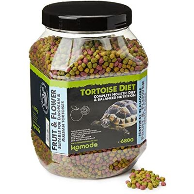 Komodo Diet Fruit & Flower Nourriture pour Tortue 680 g - Publicité Komodo Diet Fruit & Flower Nourriture pour Tortue 680 g - Publicité
