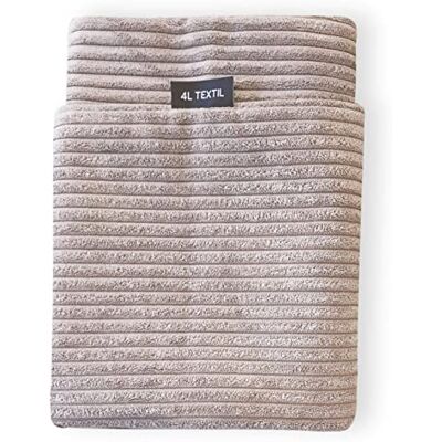 4L Textil ZOE Coussin pour chien lavable avec housse et fermeture éclair, pour grands chiens, tapis de couchage lavable pour chien, housse de rechange 100 x 80 cm, rayures latte - Publicité 4L Textil ZOE Coussin pour chien lavable avec housse et fermeture éclair, pour grands chiens, tapis de couchage lavable pour chien, housse de rechange 100 x 80 cm, rayures latte - Publicité
