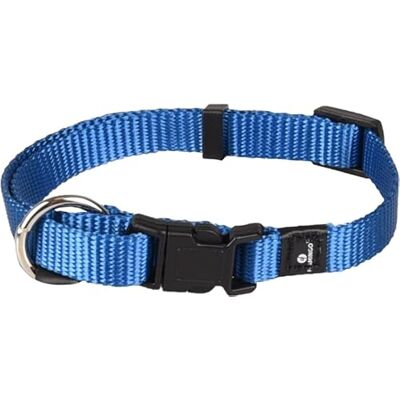 Collier Chien Flamingo Nylon Ziggi - Réglable 20-35cm - Bleu - Publicité Collier Chien Flamingo Nylon Ziggi - Réglable 20-35cm - Bleu - Publicité