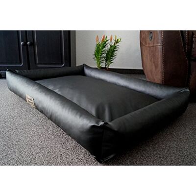 Hundebettenmanufaktur PicoBello Panier pour Chien réversible 110 cm X 80 cm en Similicuir Noir - Publicité Hundebettenmanufaktur PicoBello Panier pour Chien réversible 110 cm X 80 cm en Similicuir Noir - Publicité