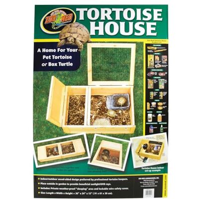 Zoo Med Maison pour Tortue - Publicité Zoo Med Maison pour Tortue - Publicité