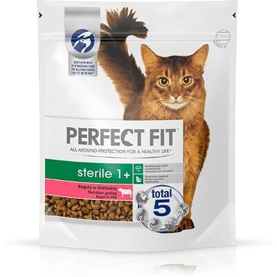 Perfect Fit - Sterile 1+ - Riche en bœuf - Alimentation sèche pour chats - Publicité Perfect Fit - Sterile 1+ - Riche en bœuf - Alimentation sèche pour chats - Publicité