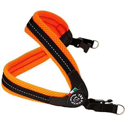 Tre Ponti - Arnés Acolchado - Orange - Dog Harness - Publicité Tre Ponti - Arnés Acolchado - Orange - Dog Harness - Publicité