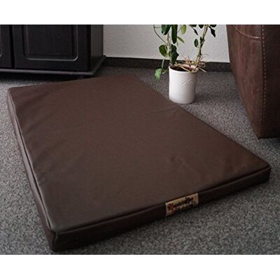 Hundebettenmanufaktur Matelas pour chien / tapis de panier pour chien Housse en similicuir et mousse de 5 cm Disponible en différentes couleurs et tailles - Publicité Hundebettenmanufaktur Matelas pour chien / tapis de panier pour chien Housse en similicuir et mousse de 5 cm Disponible en différentes couleurs et tailles - Publicité