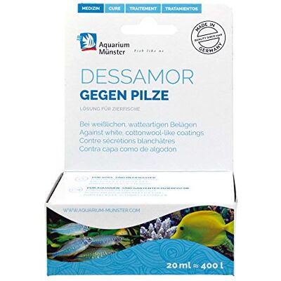 Aquarium MÜNSTER Dessamor - Traitement pour Champignons & Bactéries - Publicité Aquarium MÜNSTER Dessamor - Traitement pour Champignons & Bactéries - Publicité