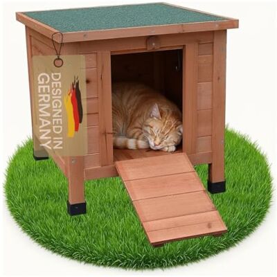 MELKO - Maison pour chats Extérieur Bois - Marron - Maison pour chats - Publicité MELKO - Maison pour chats Extérieur Bois - Marron - Maison pour chats - Publicité