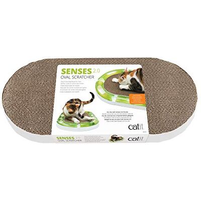 Catit Senses greffoir Ovale pour Chats, 45,7 x 27,9 x 7,6 cm - Publicité Catit Senses greffoir Ovale pour Chats, 45,7 x 27,9 x 7,6 cm - Publicité