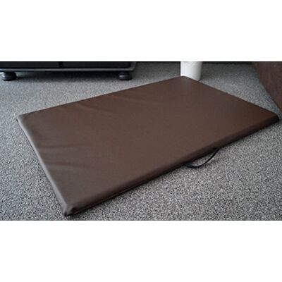 Hundebettenmanufaktur 100 cm X 70 cm Tapis pour Chien en Cuir synthétique Marron et Mousse 3 cm - Publicité Hundebettenmanufaktur 100 cm X 70 cm Tapis pour Chien en Cuir synthétique Marron et Mousse 3 cm - Publicité