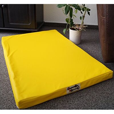 Hundebettenmanufaktur Matelas pour chien / tapis de panier pour chien Housse en similicuir et mousse de 5 cm Disponible en différentes couleurs et tailles - Publicité Hundebettenmanufaktur Matelas pour chien / tapis de panier pour chien Housse en similicuir et mousse de 5 cm Disponible en différentes couleurs et tailles - Publicité