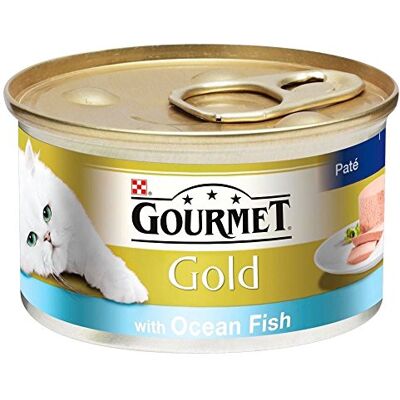 Gourmet Pâté d'or avec des Poissons De Mer (85G) - Publicité Gourmet Pâté d'or avec des Poissons De Mer (85G) - Publicité