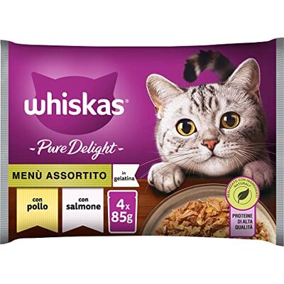 Whiskas Modèle 4x85 g - Nourriture pour chats - Publicité Whiskas Modèle 4x85 g - Nourriture pour chats - Publicité