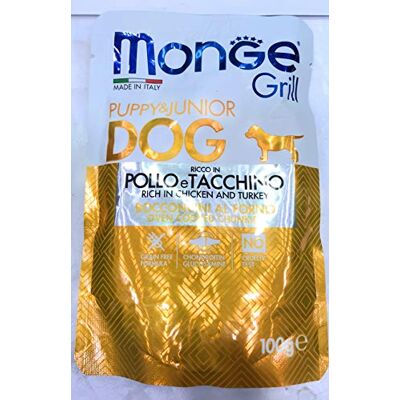 Monge Nourriture Chiot Poulet Dinde Sans Céréales - Publicité Monge Nourriture Chiot Poulet Dinde Sans Céréales - Publicité