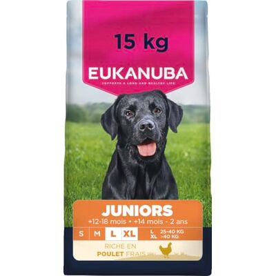 Eukanuba Life Care Junior Grande Race Poulet Frais 15 kg - Publicité Eukanuba Life Care Junior Grande Race Poulet Frais 15 kg - Publicité