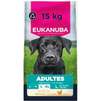 Eukanuba Life Care Chien Adulte Grande Race Poulet 15 kg - Publicité Eukanuba Life Care Chien Adulte Grande Race Poulet 15 kg - Publicité